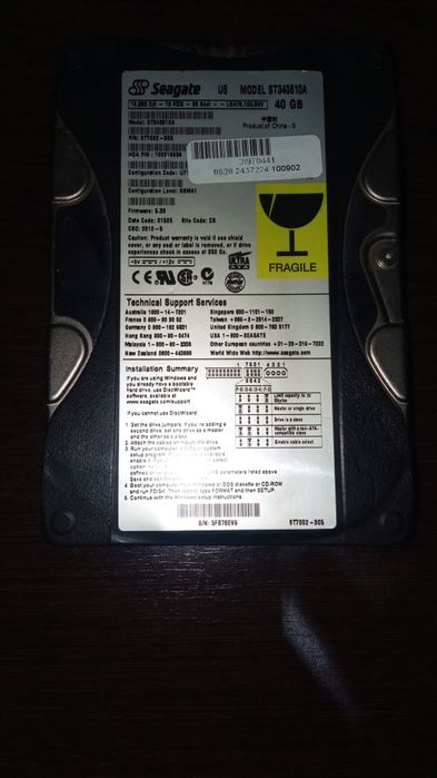 Disco Seagate 40 GB