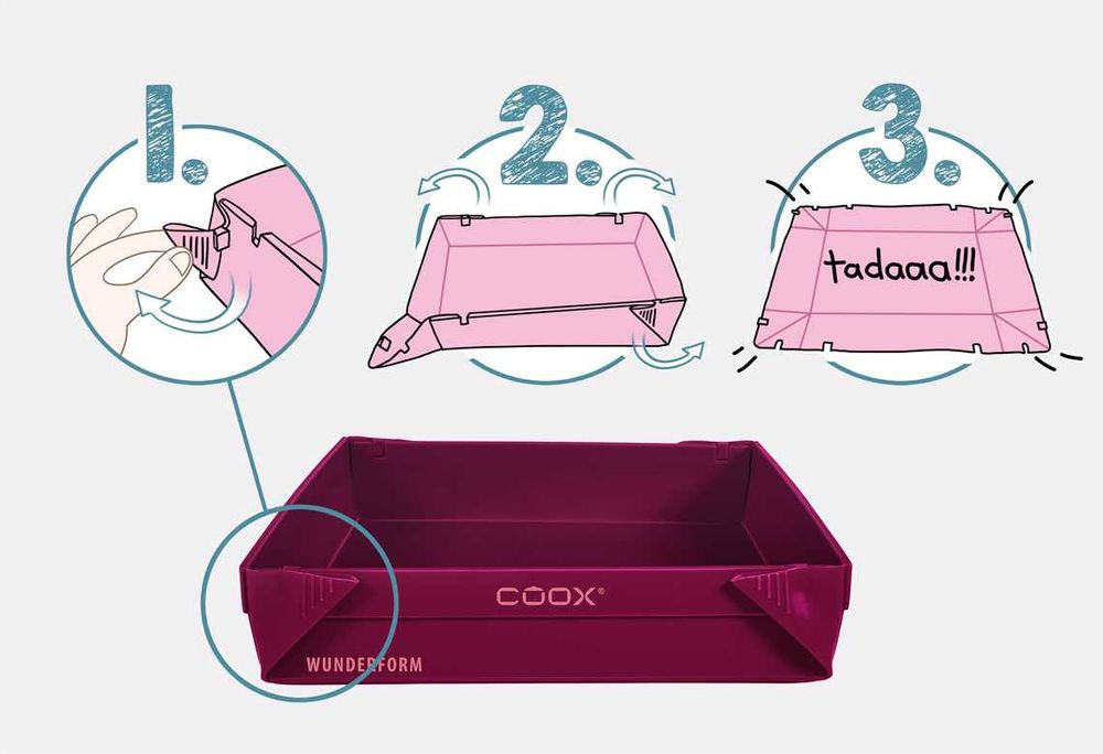 Coox Forma de Silicone para bolos, Wunderform MQ 25x24x5cm *NOVO*