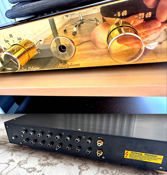 Przedwzmacniacz z Restek Drabinka rezystorowa Op-ampy Preamplifier Pre