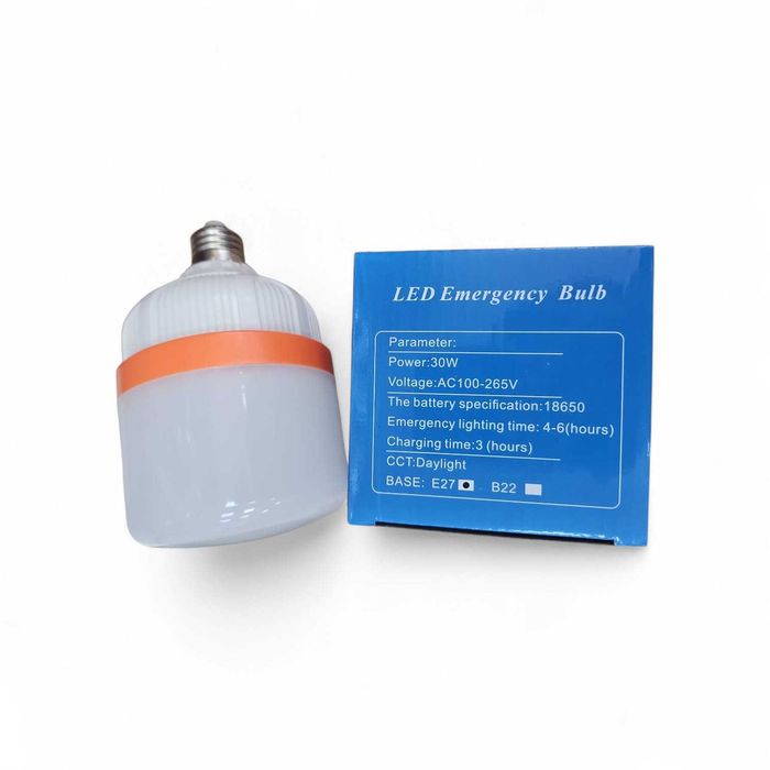 Żarówka LED awaryjna E27 30W z akumulatorem
