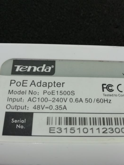 PoE адаптер Tenda POE1500S