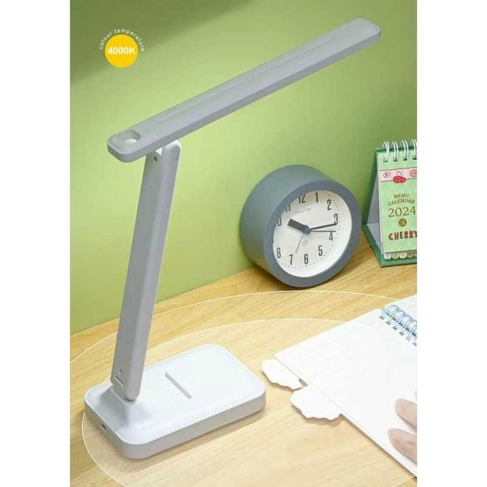 Настольная аккумуляторная лампа, зарядка от Type-C, 5-8 часов работы