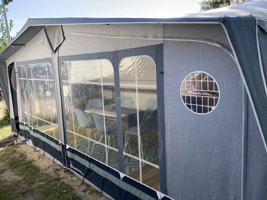 Wynajem przyczepa kempingowa Chałupy 5,5 Albatros Hel campnig kamper