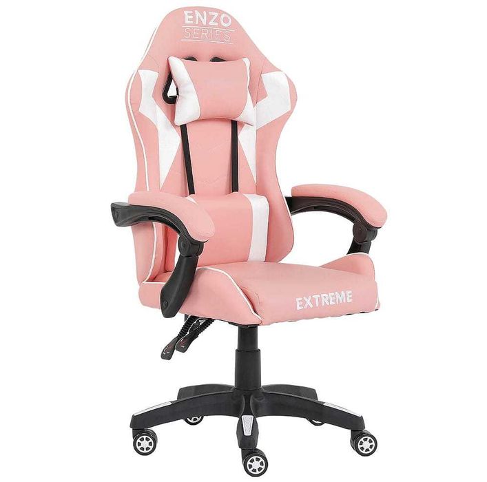 Fotel gamingowy różowy EXTREME ENZO Pink | Twoje stylowe centrum dowodzenia! Regulacja