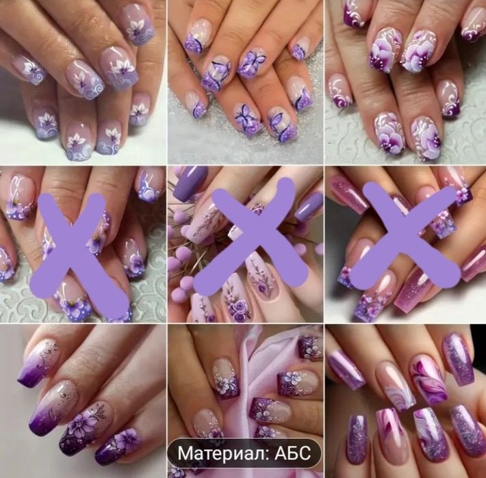 Ногти накладные набор 24 шт.