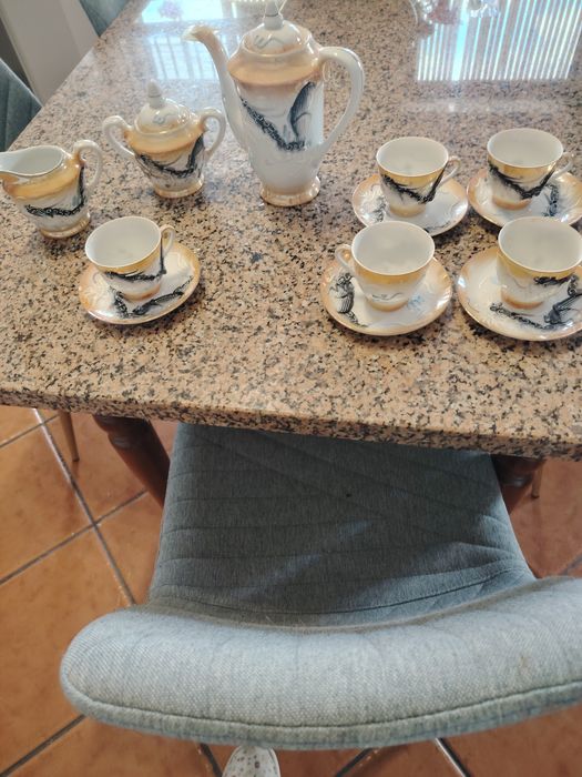 Conjuto de chávenas de café ou chá