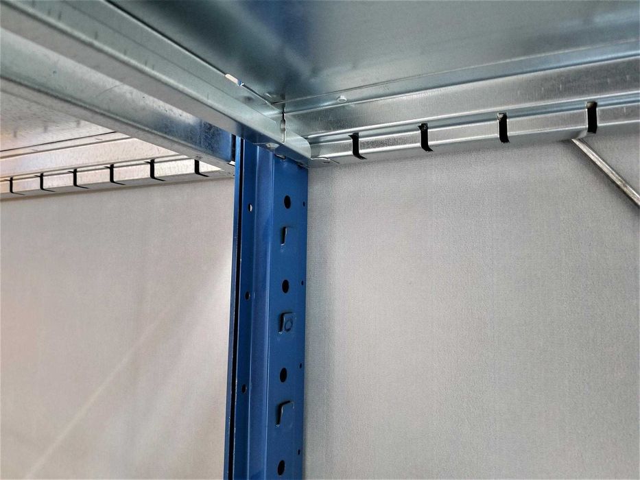 REGAŁ Magazynowy Metalowy Półka Garaż Warsztat Piwnica 40x220x312cm