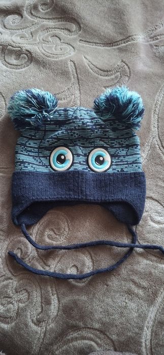 Дитяча шапка, осіння, розмір 50-52