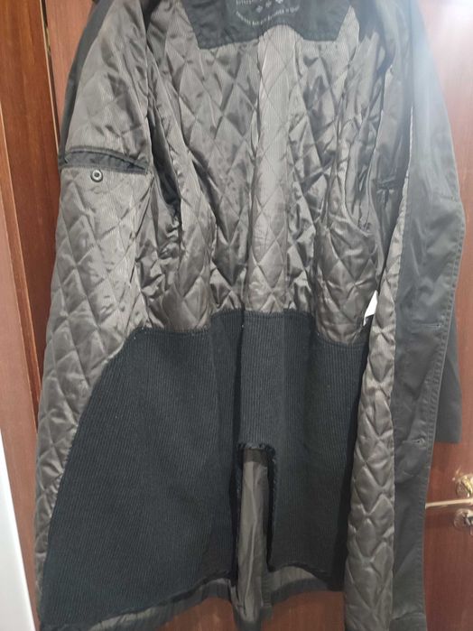 Gabardina verde/cinza unissex