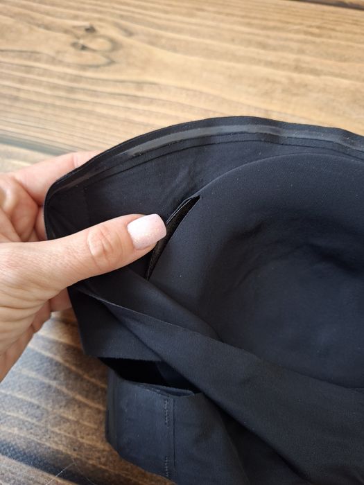 Czarny top/bardotka XL