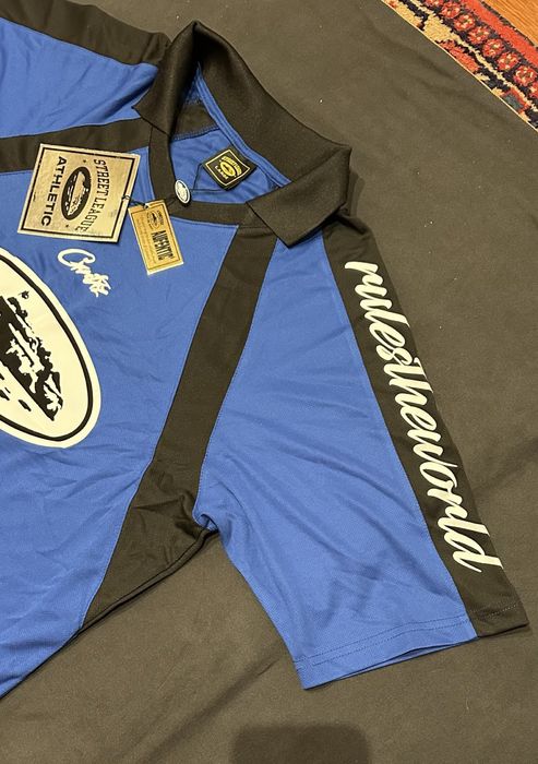 Corteiz Alcatraz Football Jersey Blue Matosinhos E Leça Da