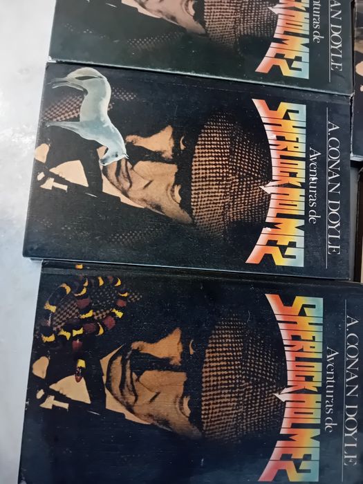 Conjunto de 7 Livros Colecção Sherlock Holmes