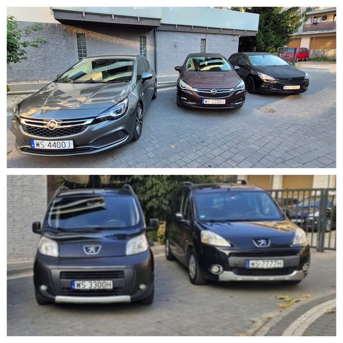 Wynajem Wypożyczenie Auta Bipper Partner Astra SIEDLCE