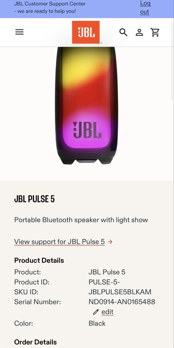 JBL pulse 5 - coluna