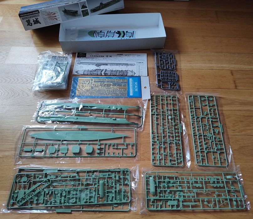 #034 - Fujimi, 1/700, model lotniskowca Katsuragi + zestaw PE Aoshima