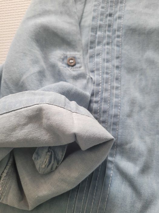 Jeansowa sukienka + torebka gratis