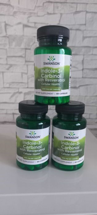 Индол-3-карбинол с ресвератролом, 200 мг, 60 шт Swanson