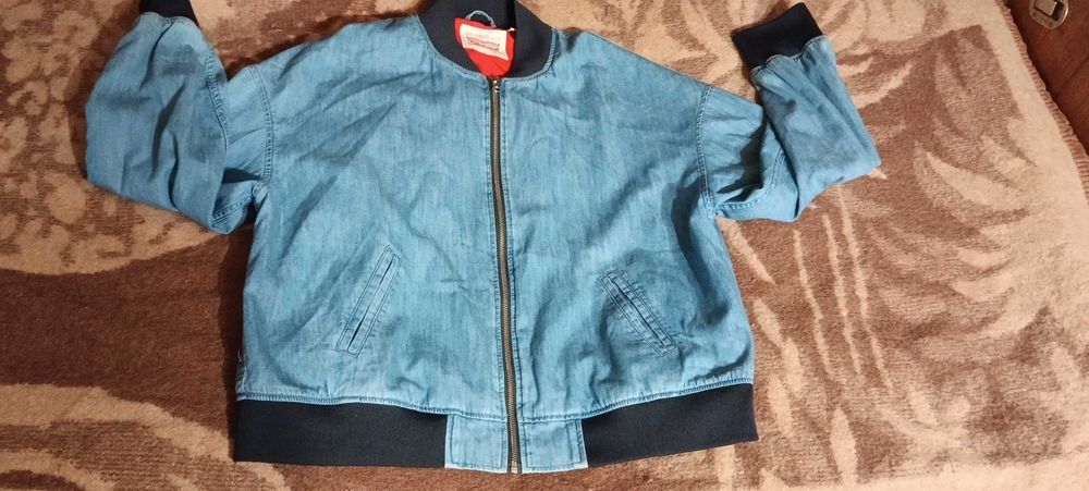 джинсовая куртка бомбер LEVIS ( L) КИТАЙ