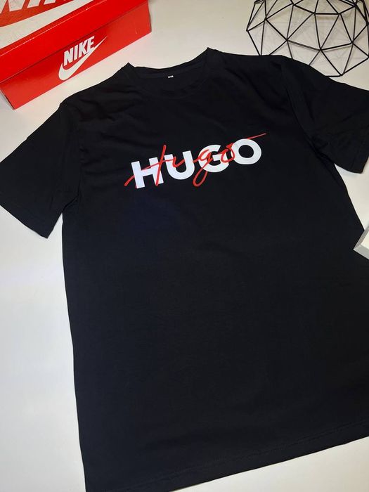 Футболка Hugo Boss / Чорна Хуго Босс / Boss/ футболки /хуго бос/ унісекс / дешево /ХУГО/ХУГО БОСС