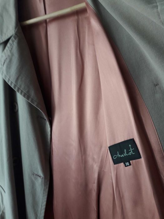 Gabardine bege/ cinza