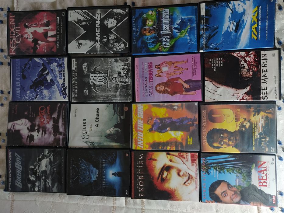 Lote +50 DVDs alguns originais