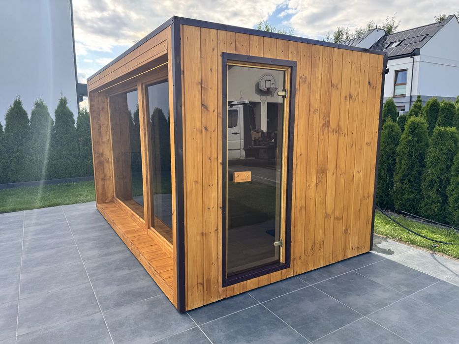 Sauna ogrodowa sauna ocieplona prysznic
