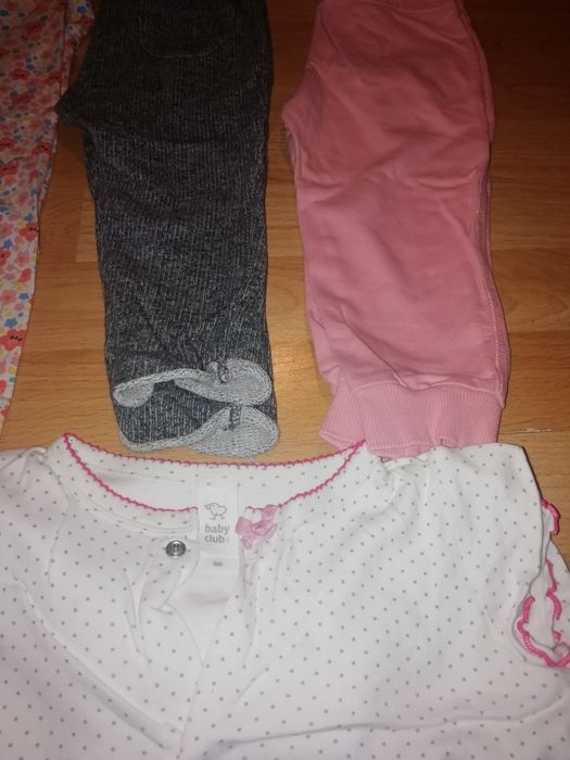 R. 86 zestaw legginsy  body rampers mega Paka