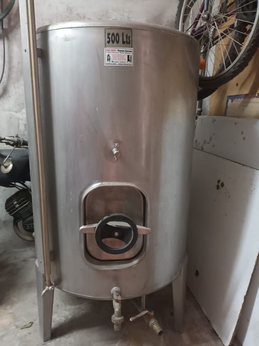 Cuba em Inox 500L