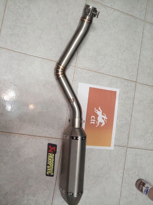 Linha escape Benelli tkr 502 e 302 TNT 125