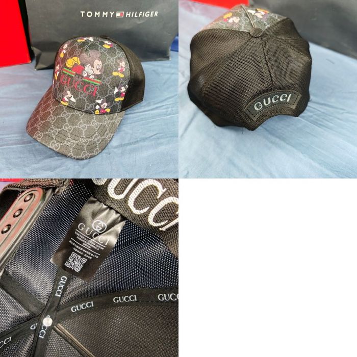 Czapka z daszkiem czapki unisex Gucci monogram kolory regulowane premium