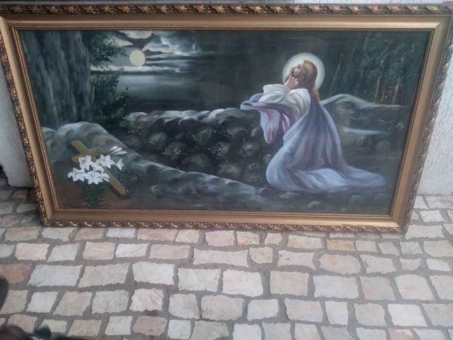 Stary Religijny obraz