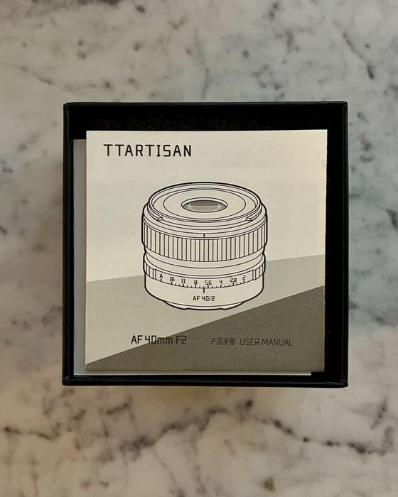 TTArtisan AF 40mm F2 Sony E