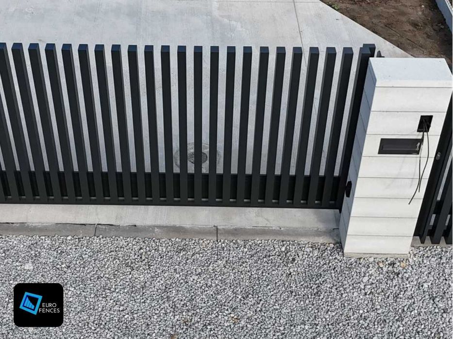 Pionowe ogrodzenie aluminiowe Comb grzebień - Polski producent Euro Fences