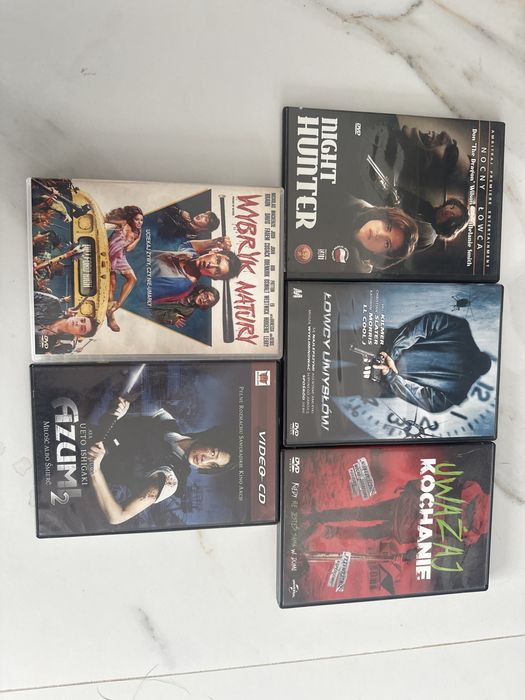 5 filmów dvd kino akcji