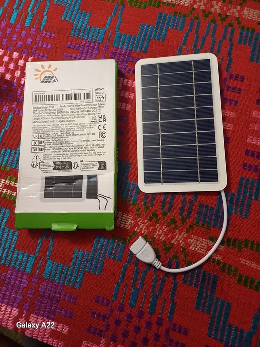 портативная солнечная панель