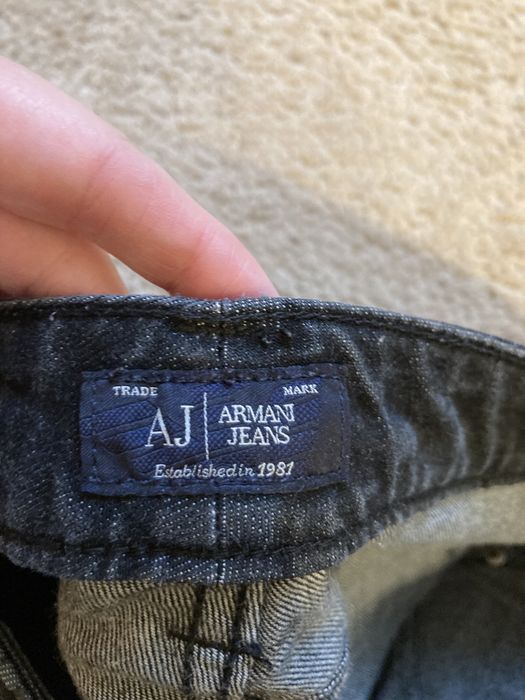 Czarne jeansy Armani XS