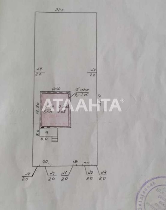 Капитальный  дом из ракушечника с участком 12 соток  возле Черноморска