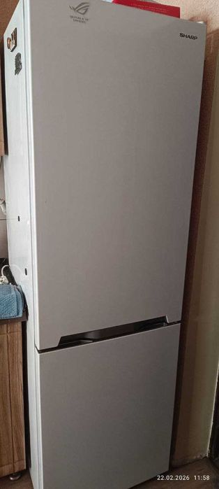 Холодильник Sharp SJ-BA10IMXW1 / 186 см / повний NoFrost +++