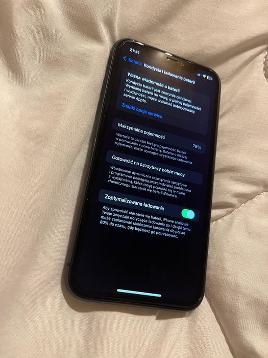 Iphone 11 64 gb ciemny