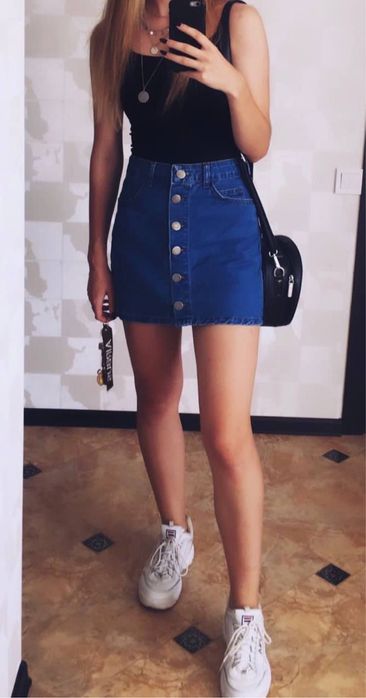 Спідниця джинсова міні