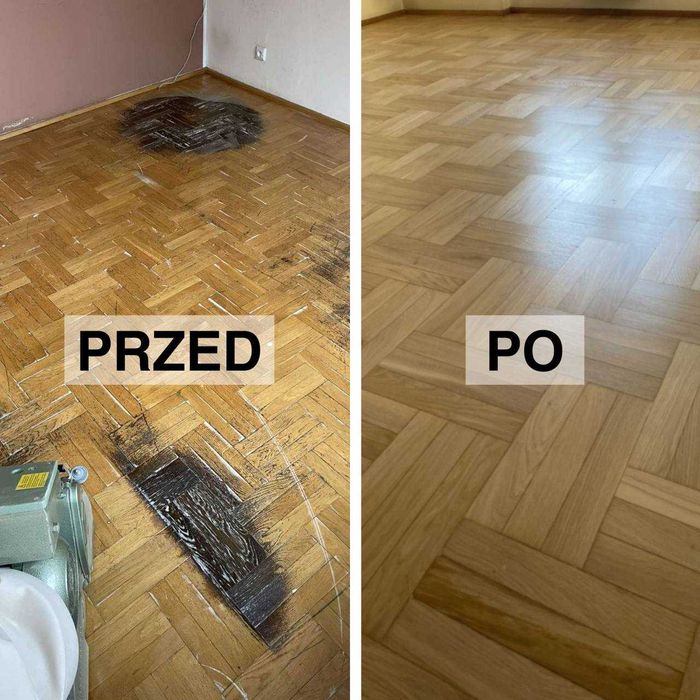 W 1 DZIEŃ! szlifowanie parkietu/ naprawa parkietu/ bez kłopotów!