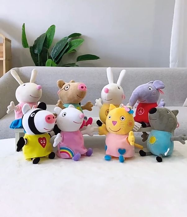 Свинка Пеппа, м'які іграшки герої мультика  Свинка Пеппа, Джордж