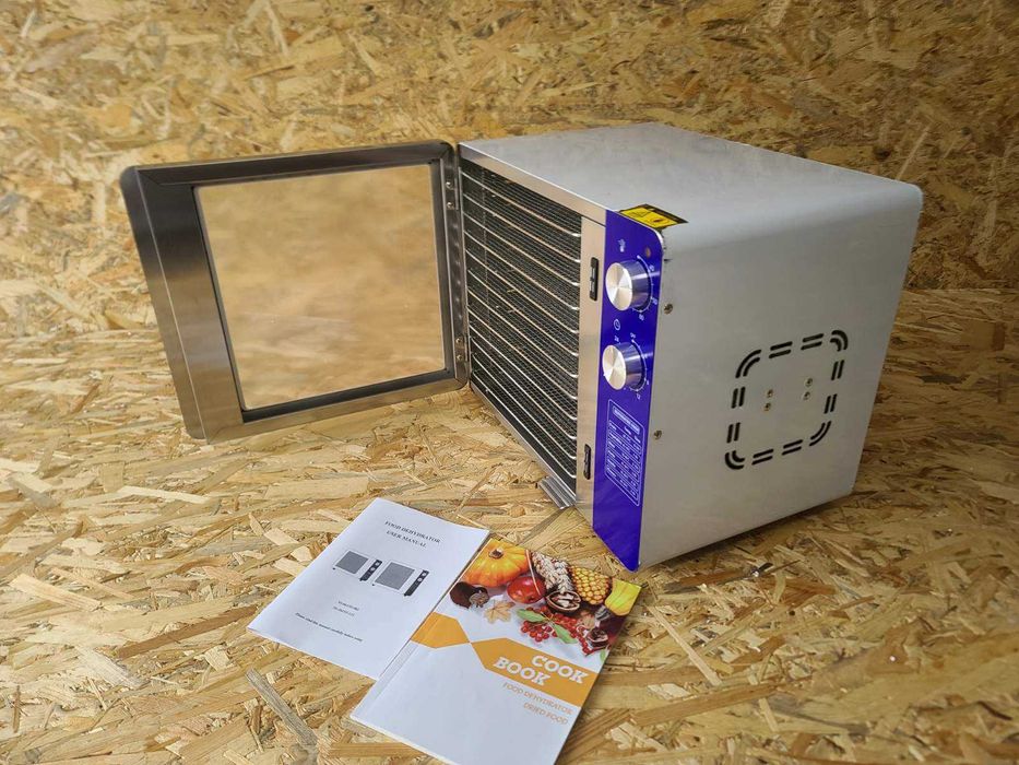 Дегідратор механічний Сушка для фруктів 10 секцій 800 Вт Нержавійка