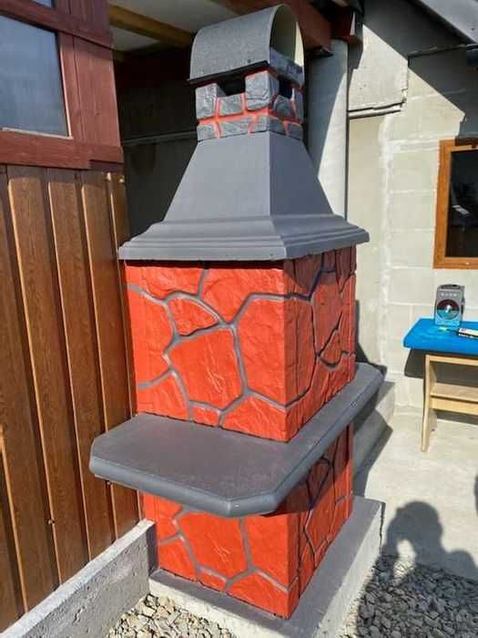 Grill Betonowy - wędzarnia