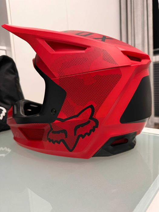 Kask FOX V2 Speyer Red MX (cross,quad,enduro,mtb) GWARANCJA