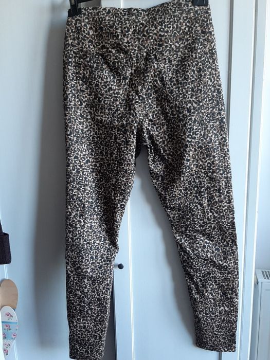 Nowe sodnie jegginsy  w panterkę M&S roz.40 L