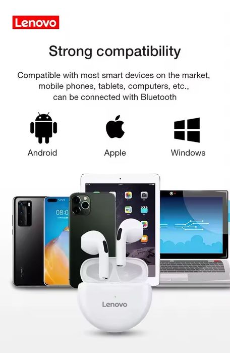 Phones / auriculares da Lenovo , novos e selados