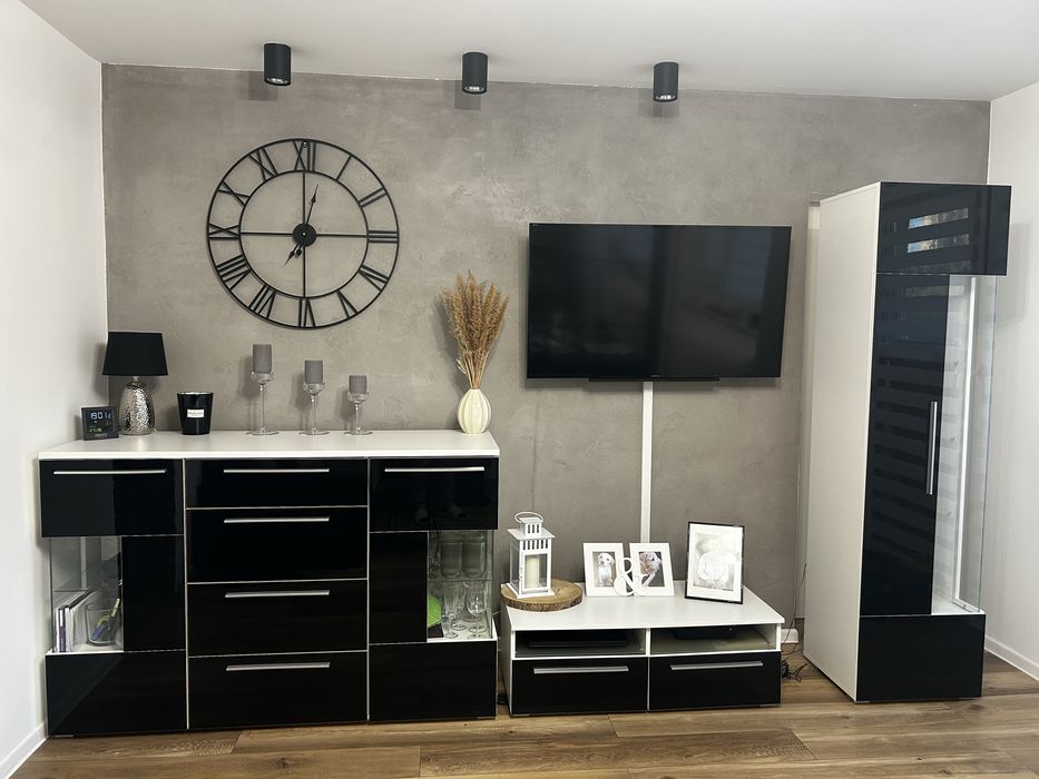 Zestaw Mebli do salonu oswietlenie LED