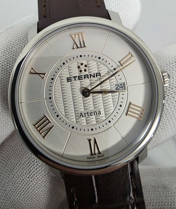 Жіночий годинник Eterna Artena 2510.41 Swiss made 34mm