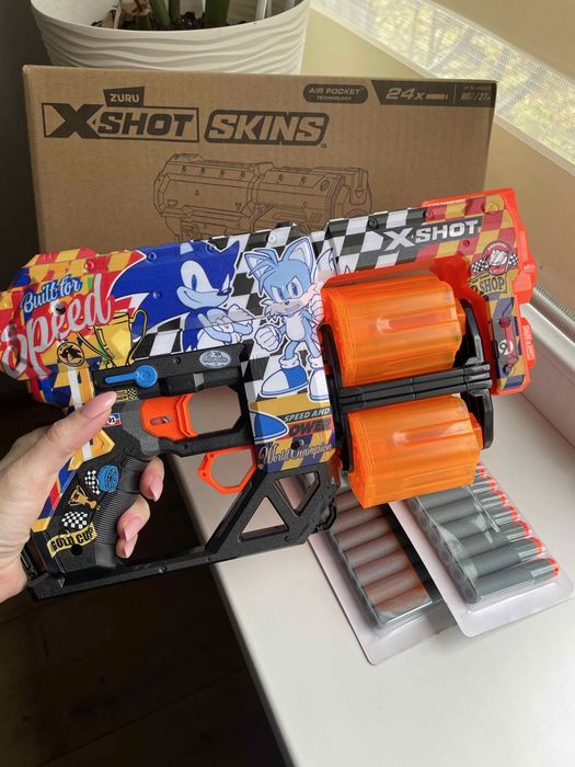 Nerf X-shot швидкострільний бластер